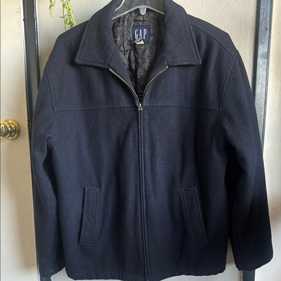 GAP Black Quilted Jacket - Picture 1 of 9